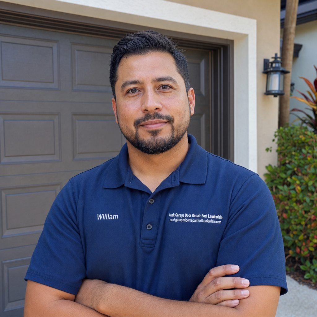 William Rodriguez, owner of Peak Garage Door Repair Fort Lauderdale