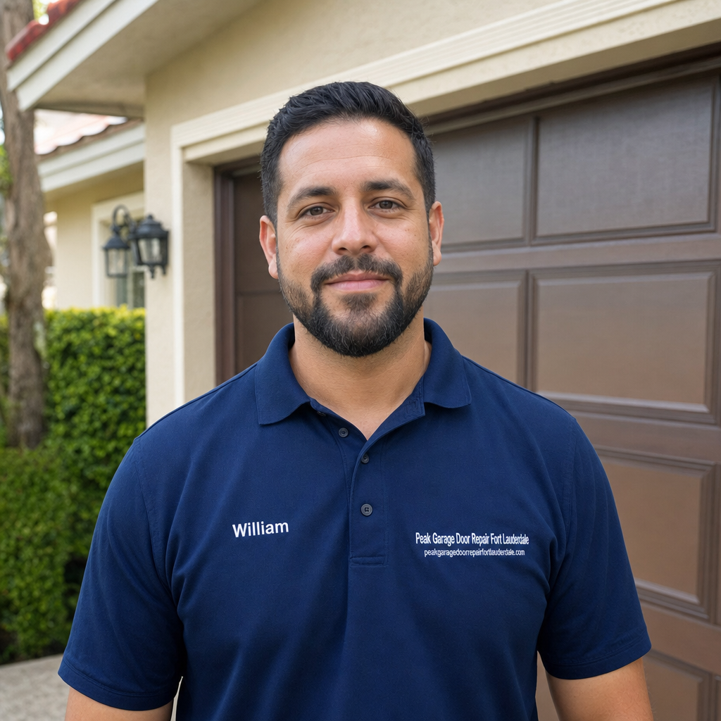 William Rodriguez, owner of Peak Garage Door Repair Fort Lauderdale